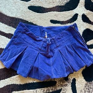 Free People Corduroy Micro Skirt